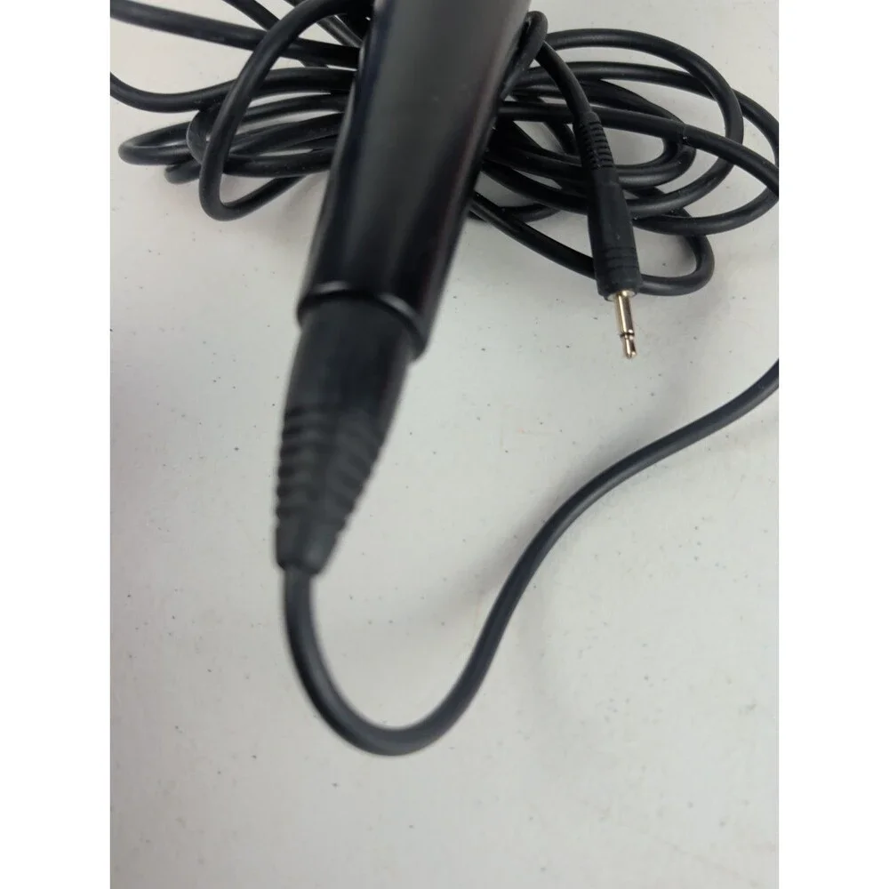 Sony F-V220 Dynamic Handheld Wired Microphone 3.5mm Plug Black Gray Accent